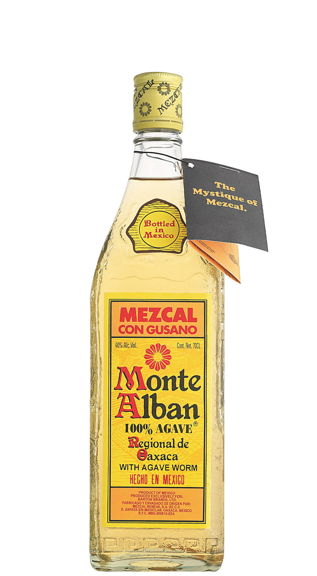 Montealba Mezcal Tequila Med En Alkoholhalt På 40 Procent. Wallpaper