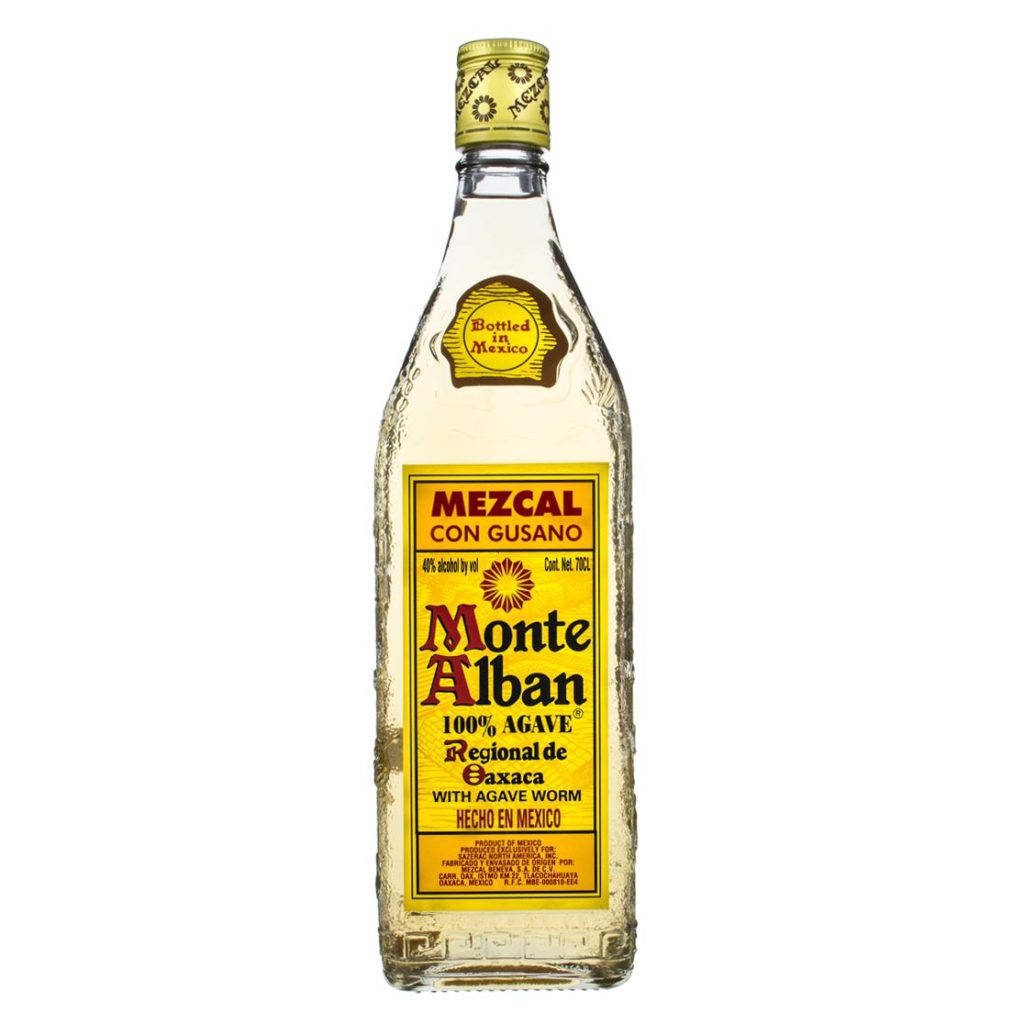 Fjernbar tapet af Monte Alban Mezcal Tequila 375 ml flaske Wallpaper