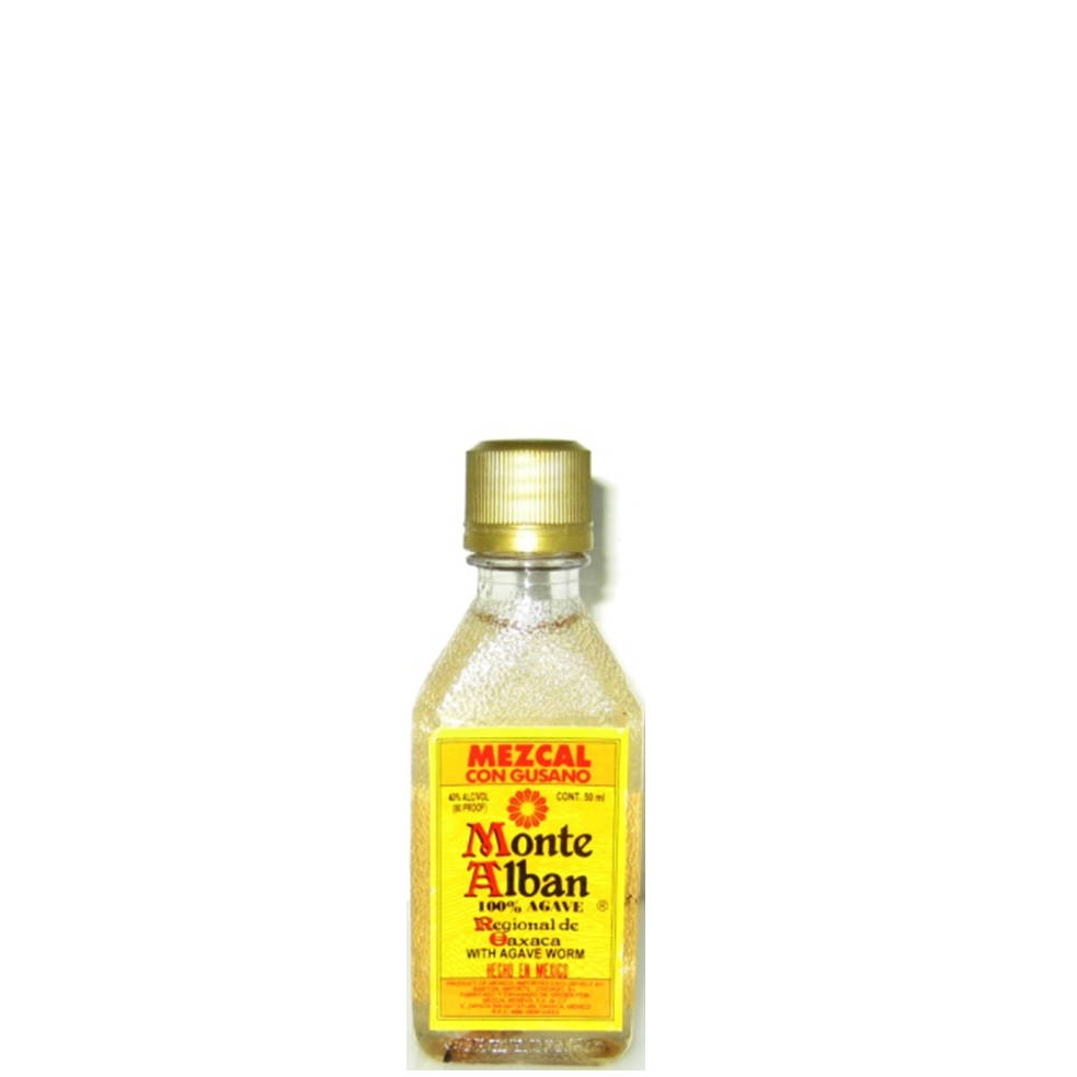 Botellaminiatura De Mezcal Tequila Monte Albán. Fondo de pantalla