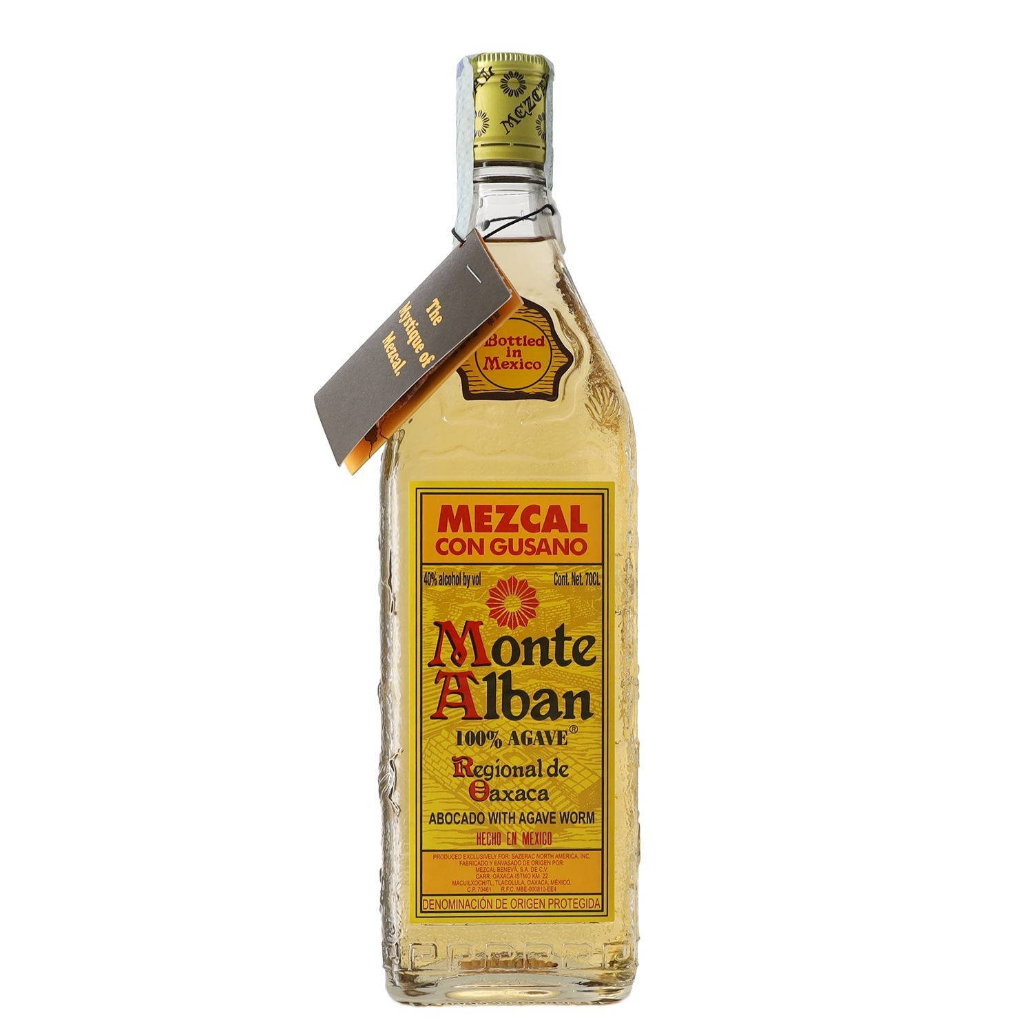 Montealban Mezcal Tequila Mit Karte Wallpaper