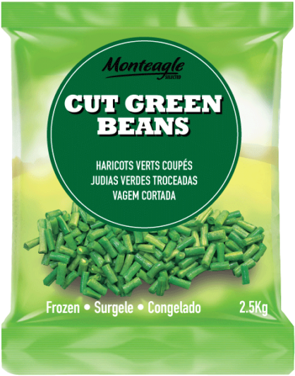Monteagle Cut Green Beans Package2.5kg PNG