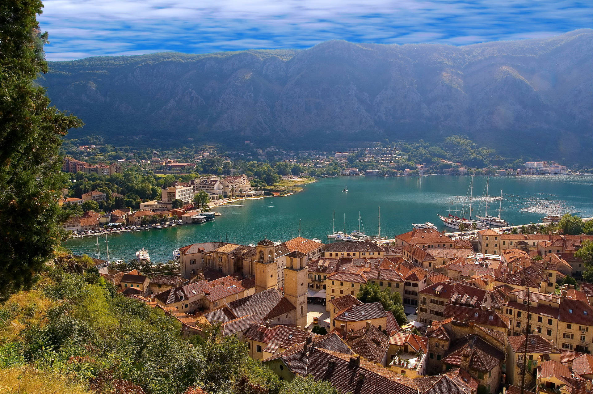 Montenegro Bellissimo Paesaggio Sfondo