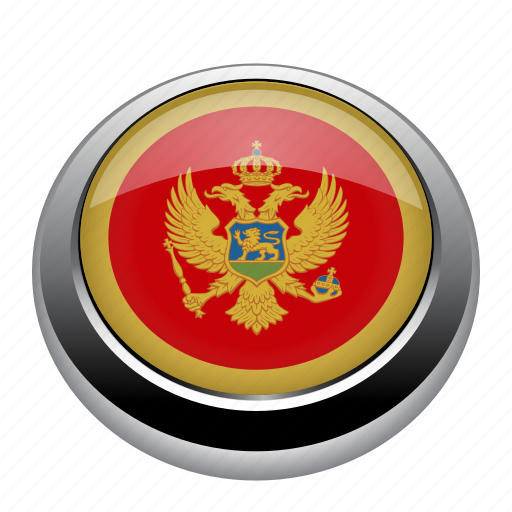 Montenegro Coatof Arms Button PNG