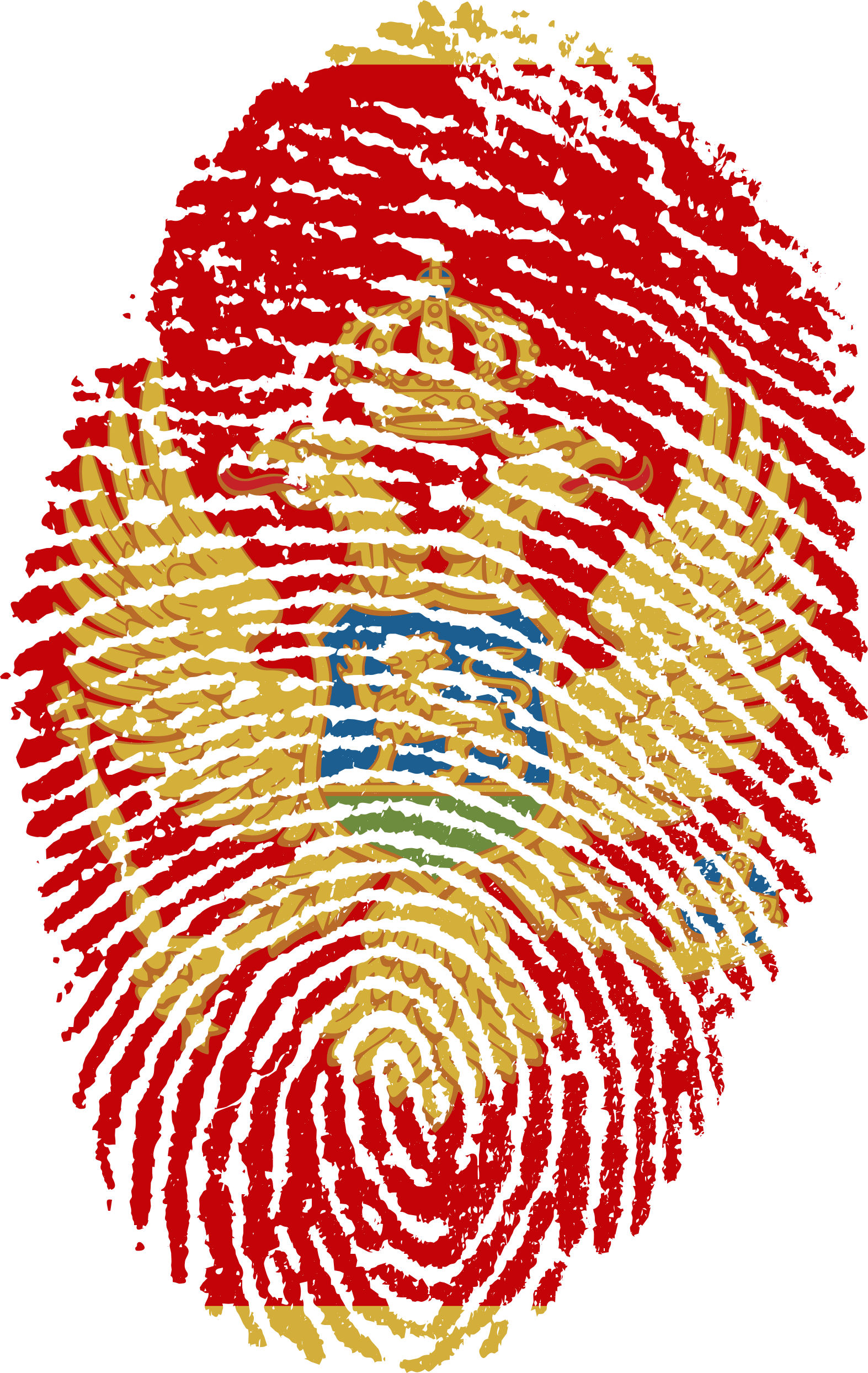 Montenegro Coatof Arms Fingerprint PNG