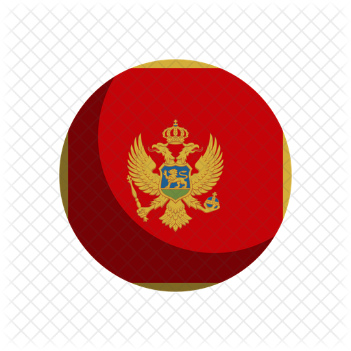 Montenegro Coatof Armson Red Background PNG