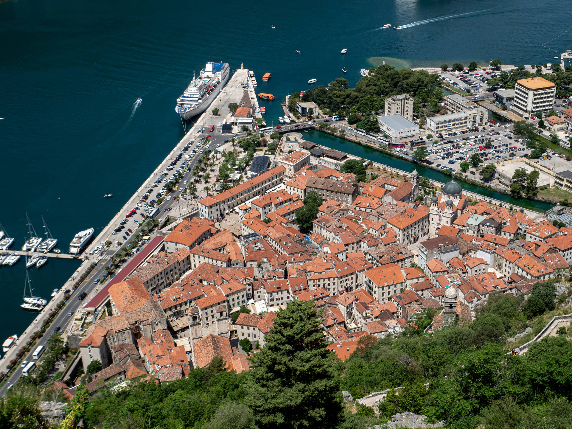 Montenegro Kotor Top View