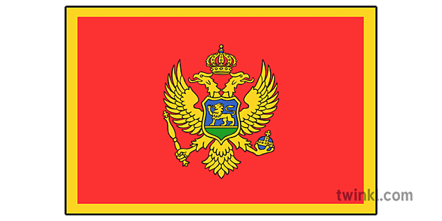 Montenegro National Flag PNG