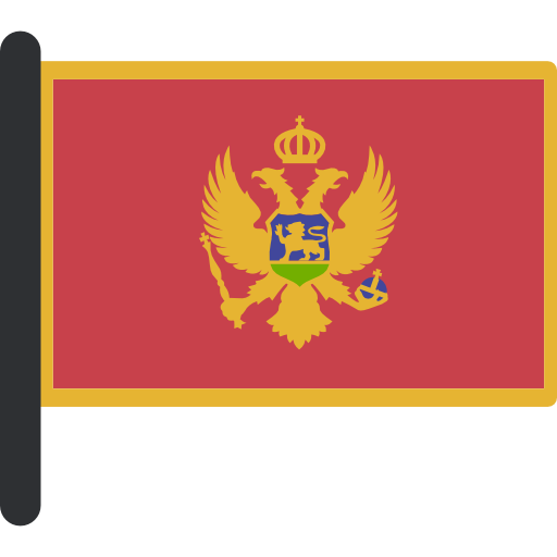Montenegro National Flag PNG