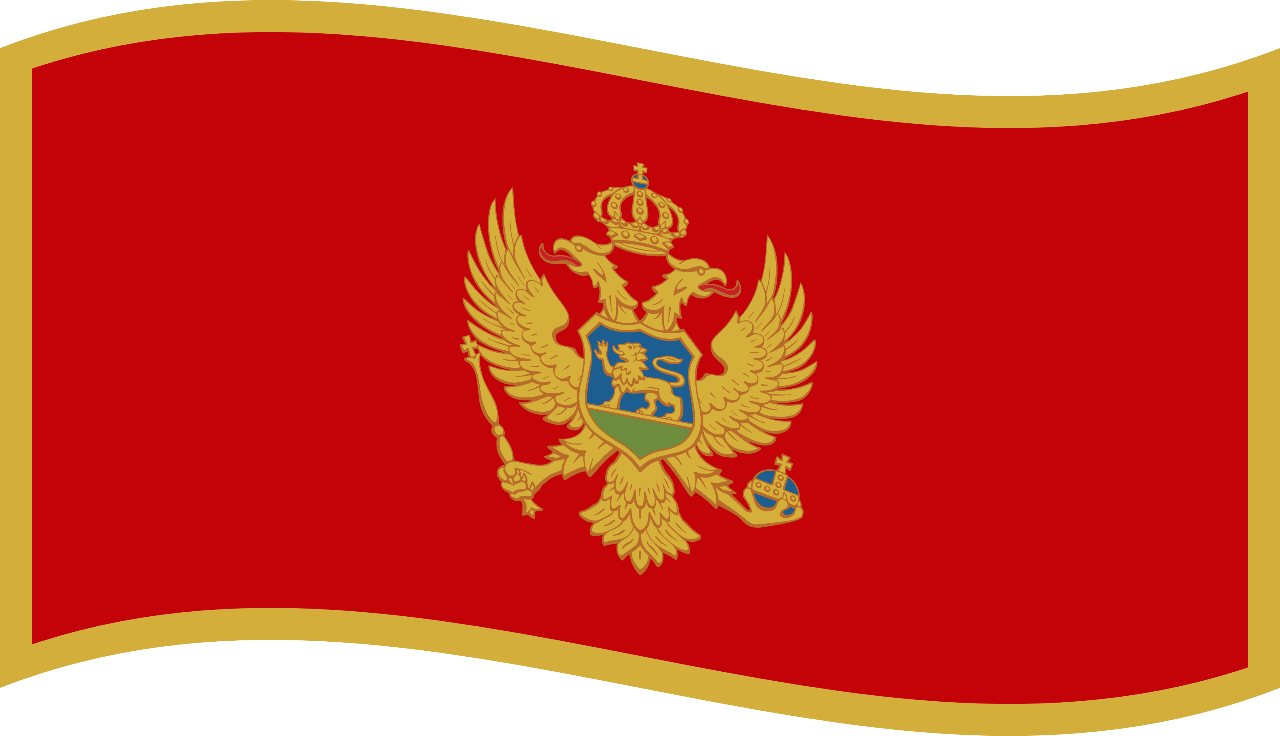 Montenegro National Flag PNG