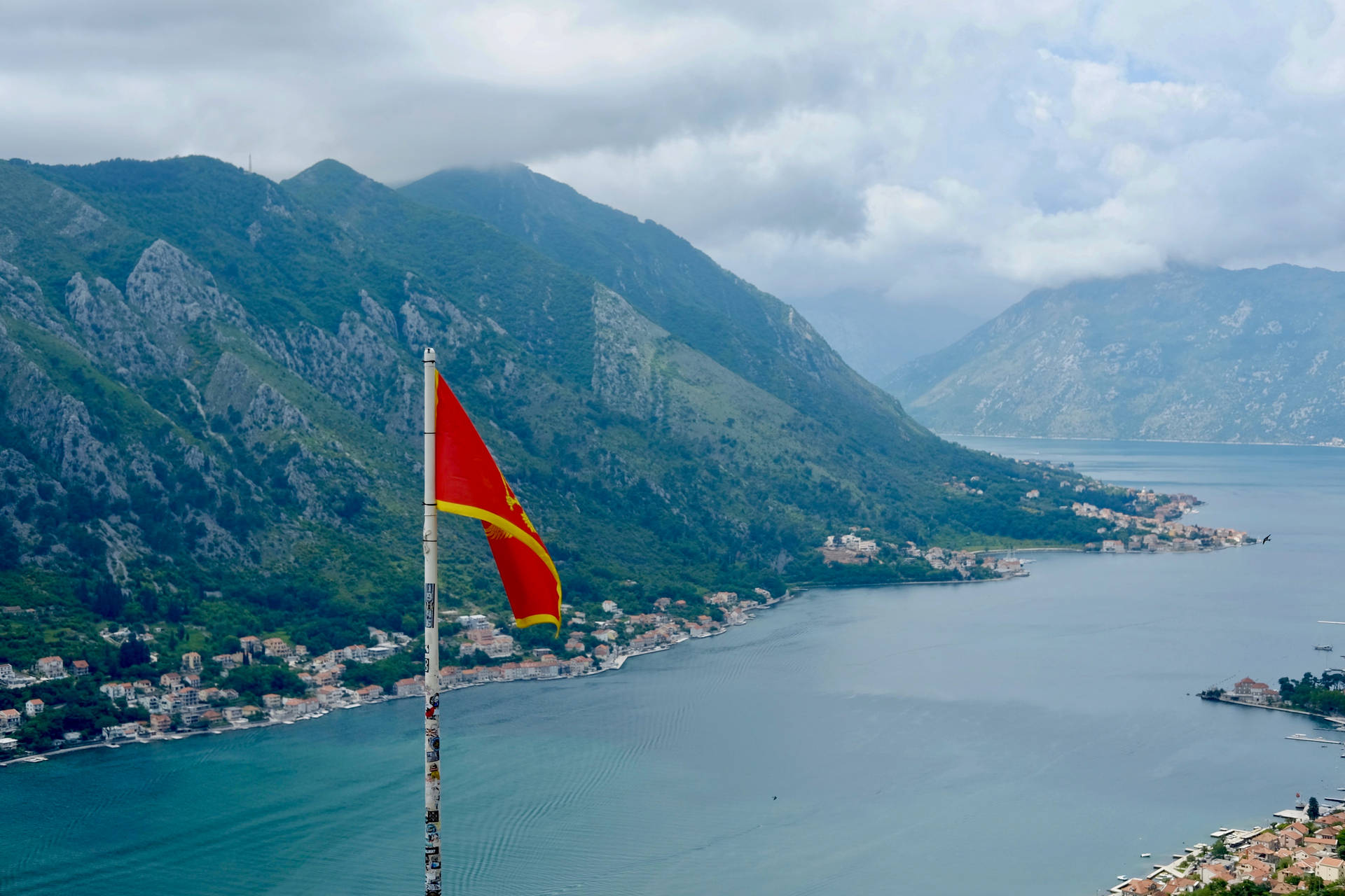 Montenegro Waving Flag
