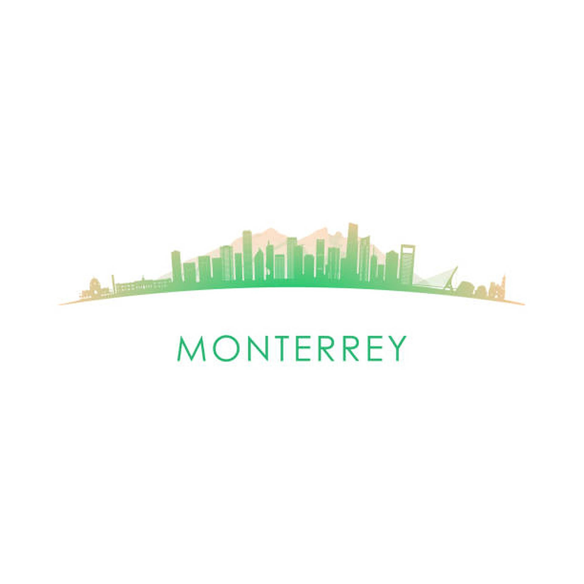 Monterrey Digitale Værk: Et mønster af kvarterer og kløfter skabt af farverig digital kunst. Wallpaper