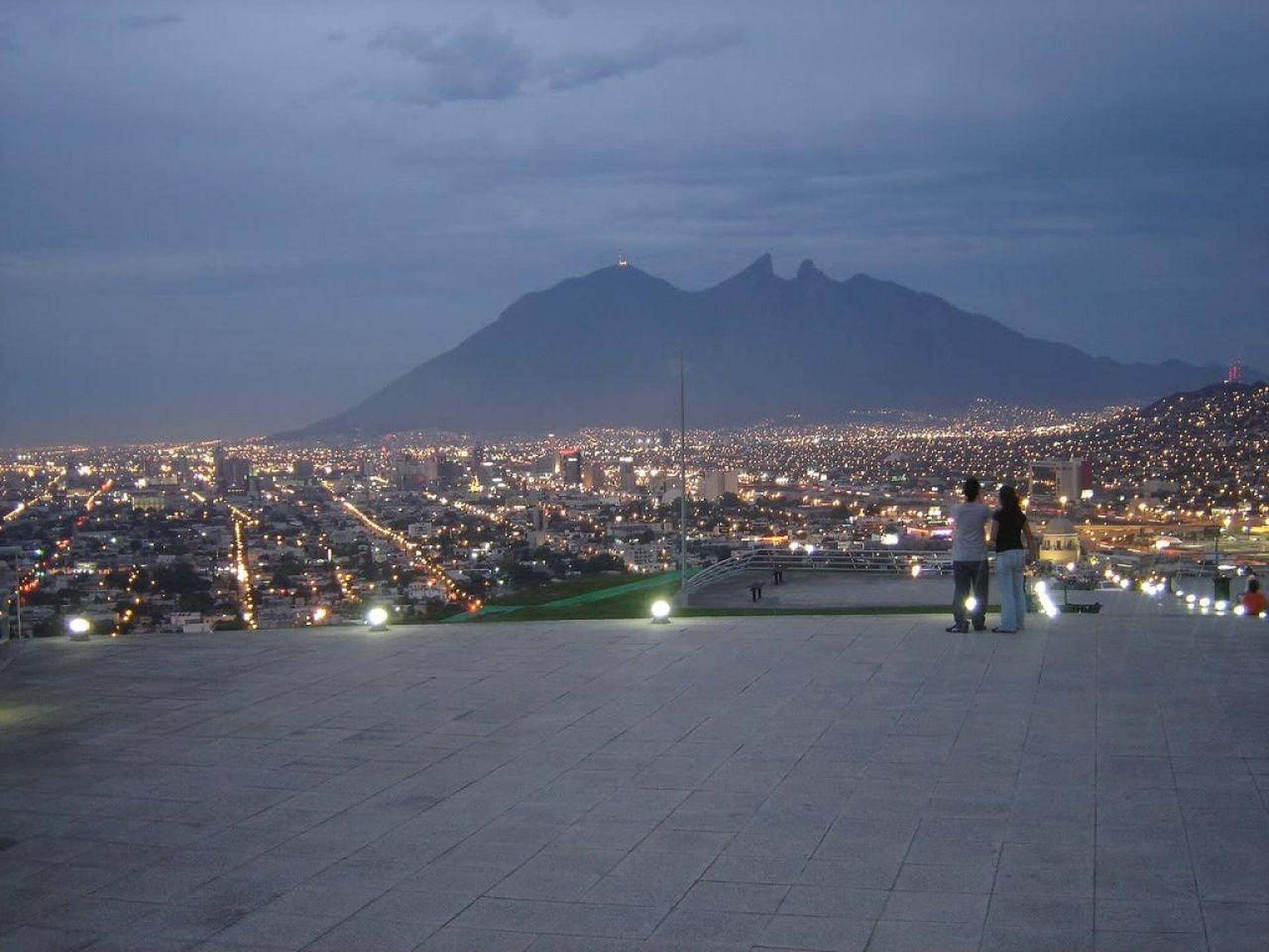 Vista Panoramica Di Monterrey Sfondo