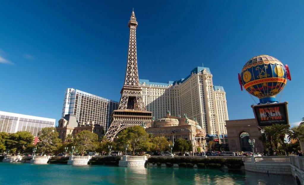 Globosde Aire Caliente Montgolfier, Edificios, París Las Vegas Fondo de pantalla