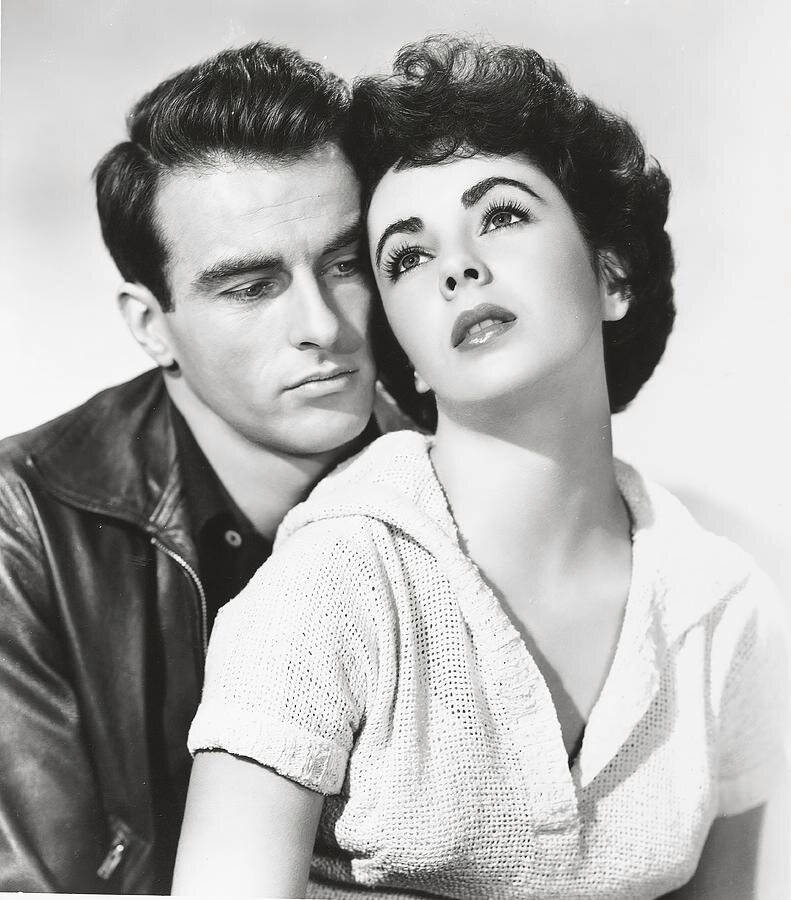Montgomery Clift Hugging Elizabeth Taylor Picture
