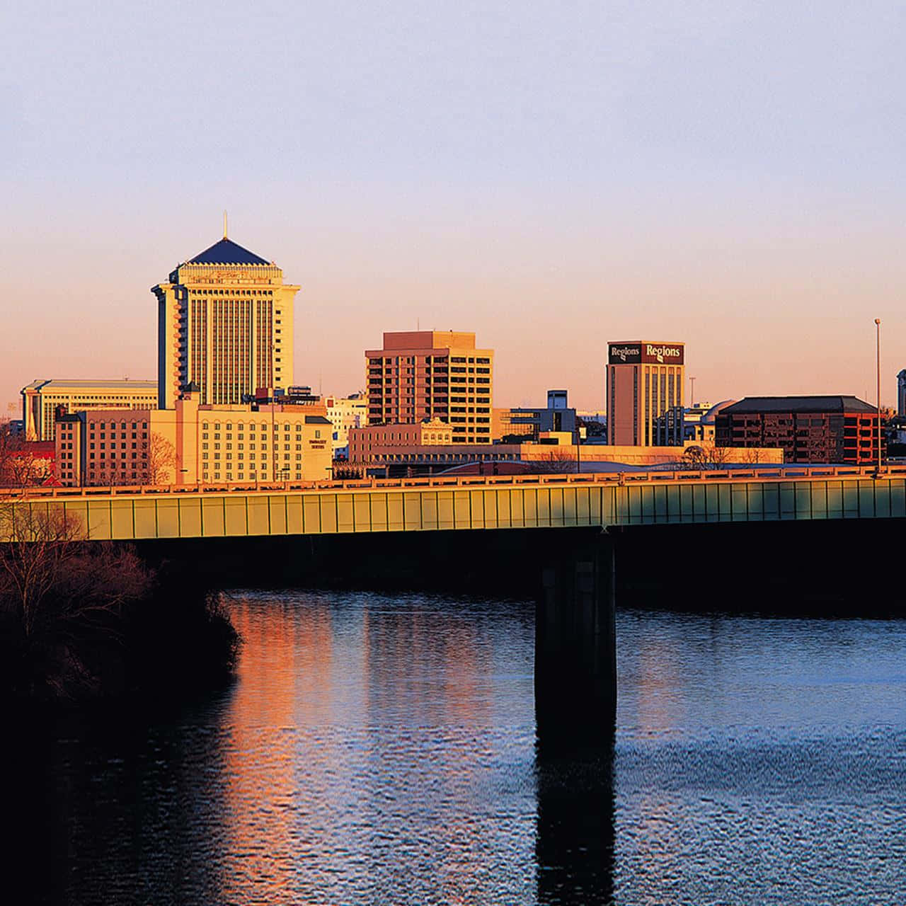 Montgomery Skyline Dusk Achtergrond