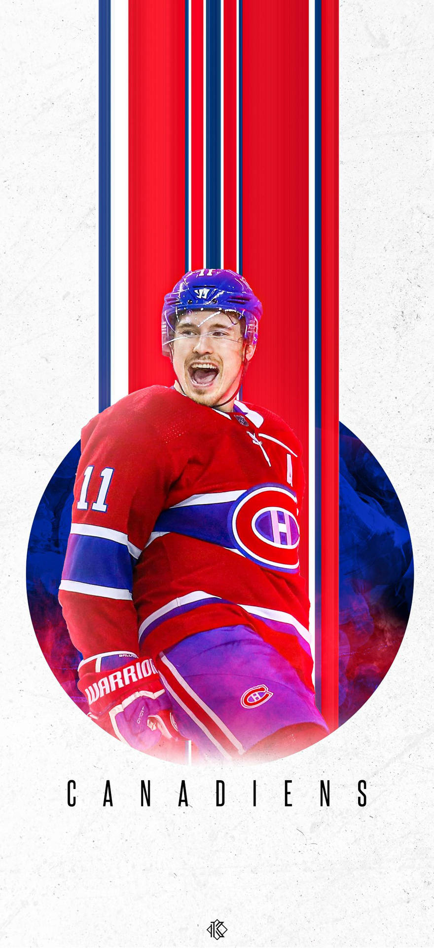 Montreal Canadiens #11 Gallagher Sfondo