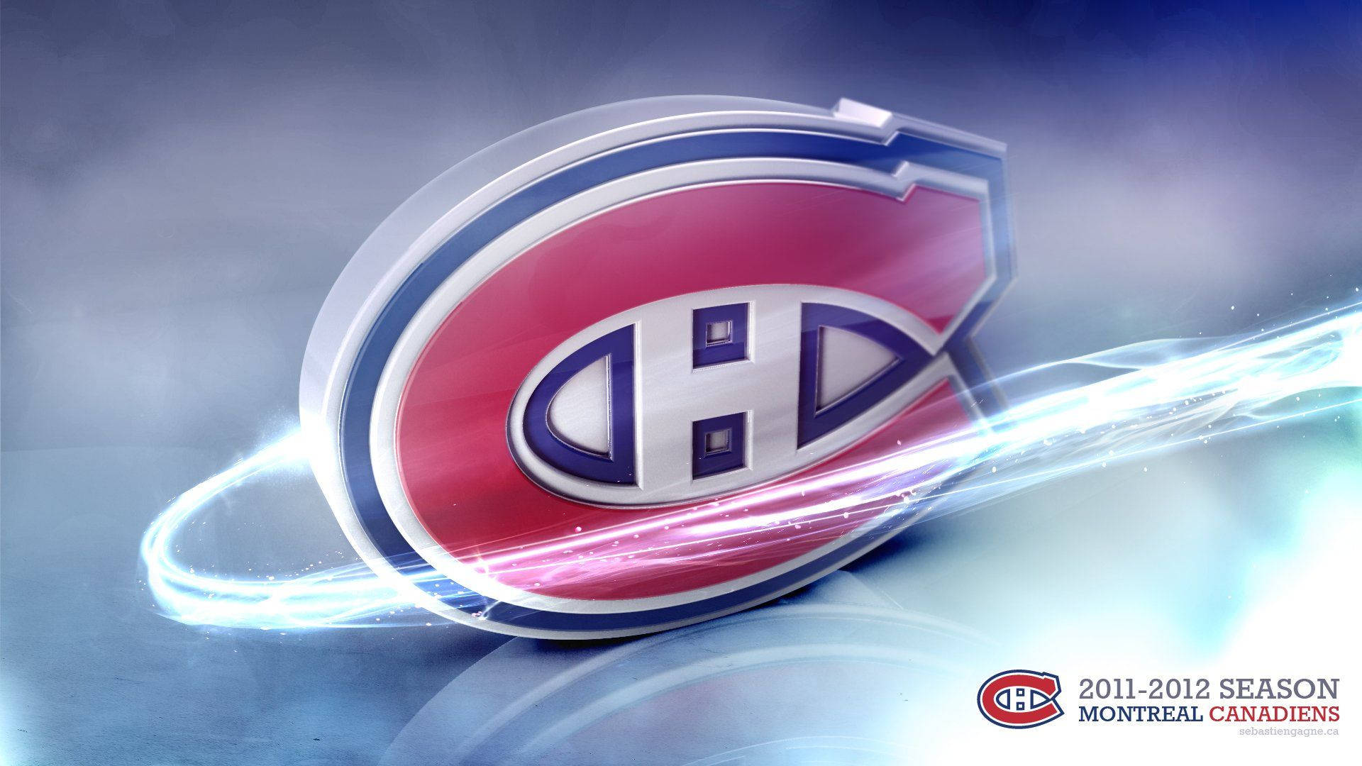 Montreal Canadiens 3D Logo Wallpaper
