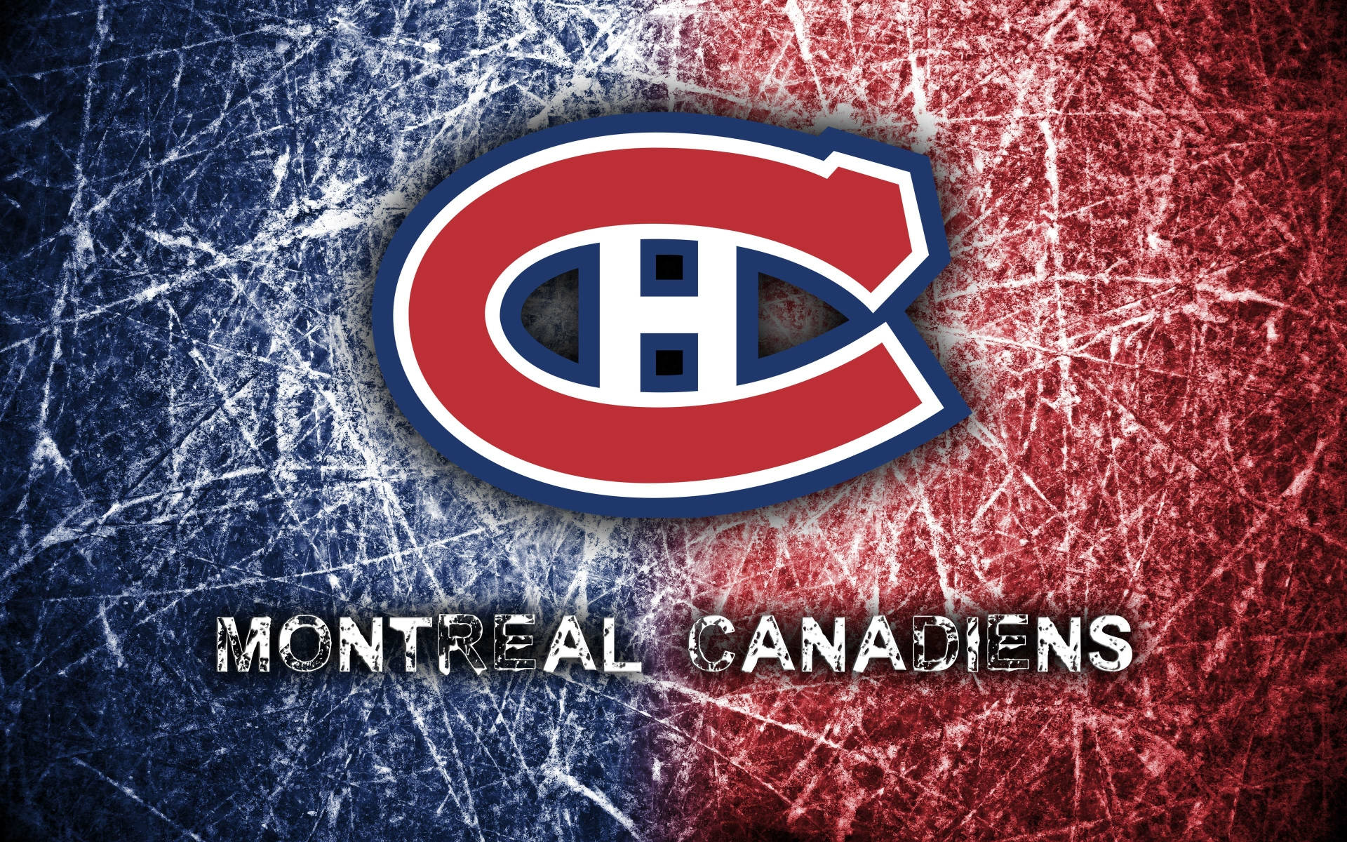Montreal Canadiens Æstetisk Hockey Logo Tapet Wallpaper