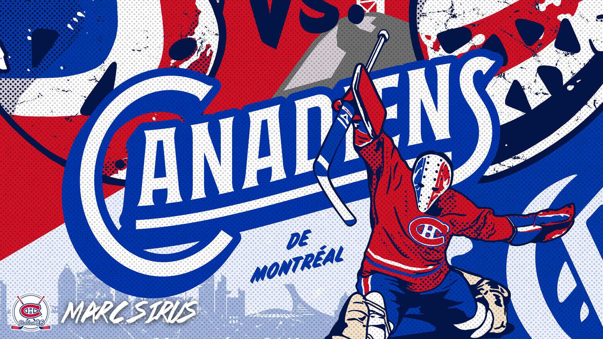 Obrade Arte Do Montreal Canadiens Papel de Parede