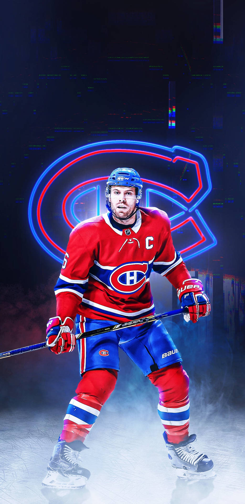 Capitano Weber Dei Montreal Canadiens Sfondo