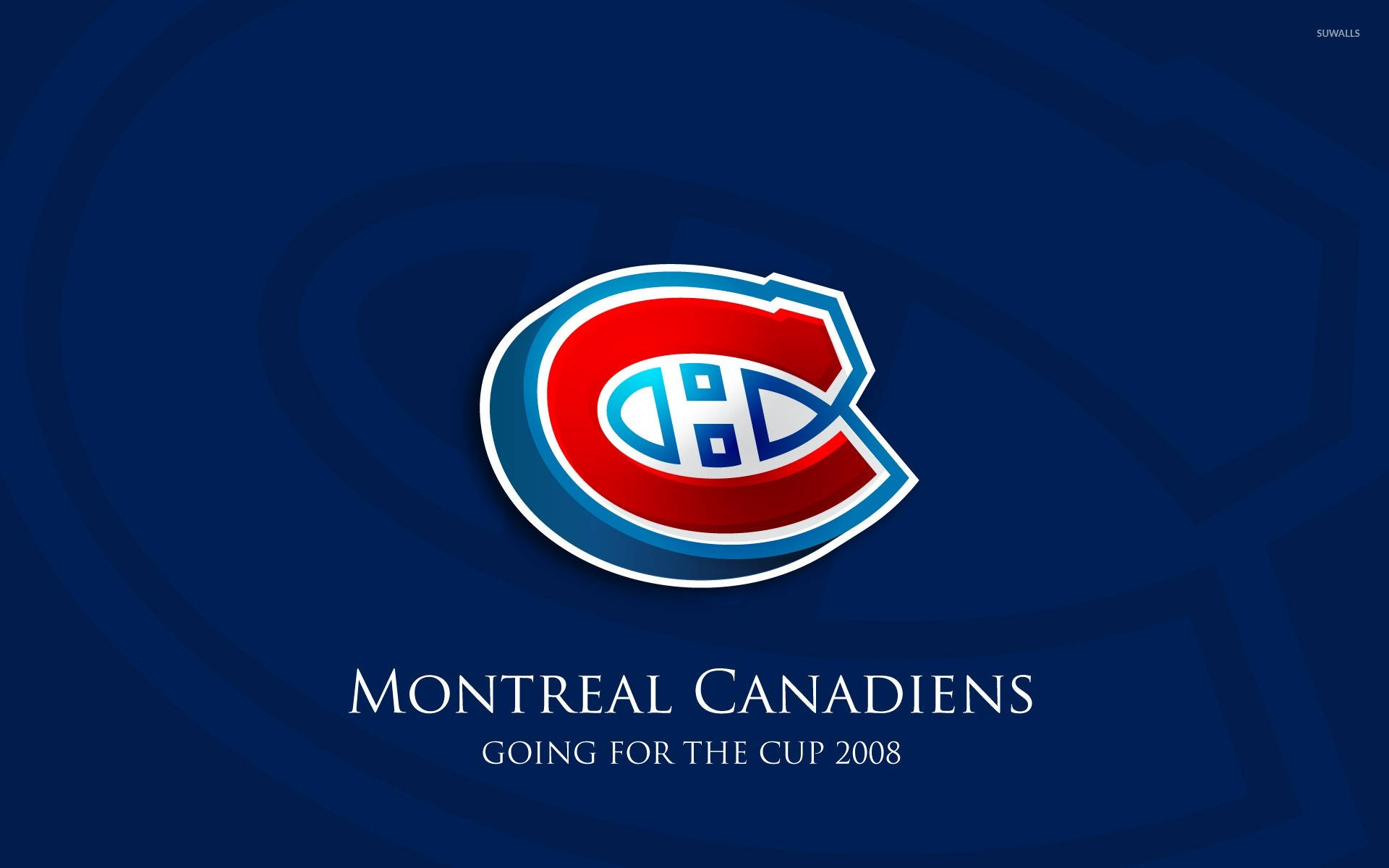 Montreal Canadiens Cup 2008 fodboldvisning Wallpaper