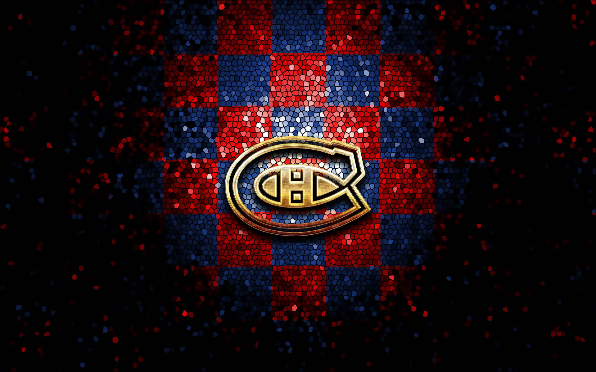 Montreal Canadiens Gold Emblem Wallpaper
