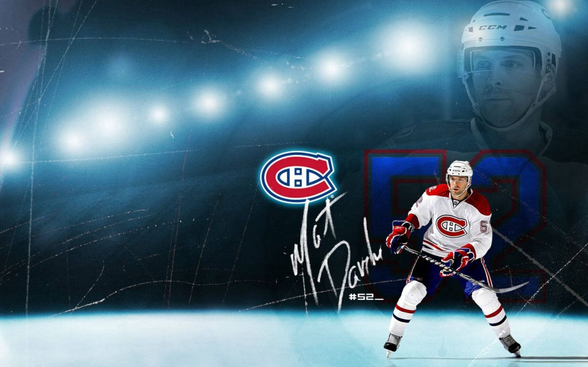 Montreal Canadiens Mat Darche Wallpaper
