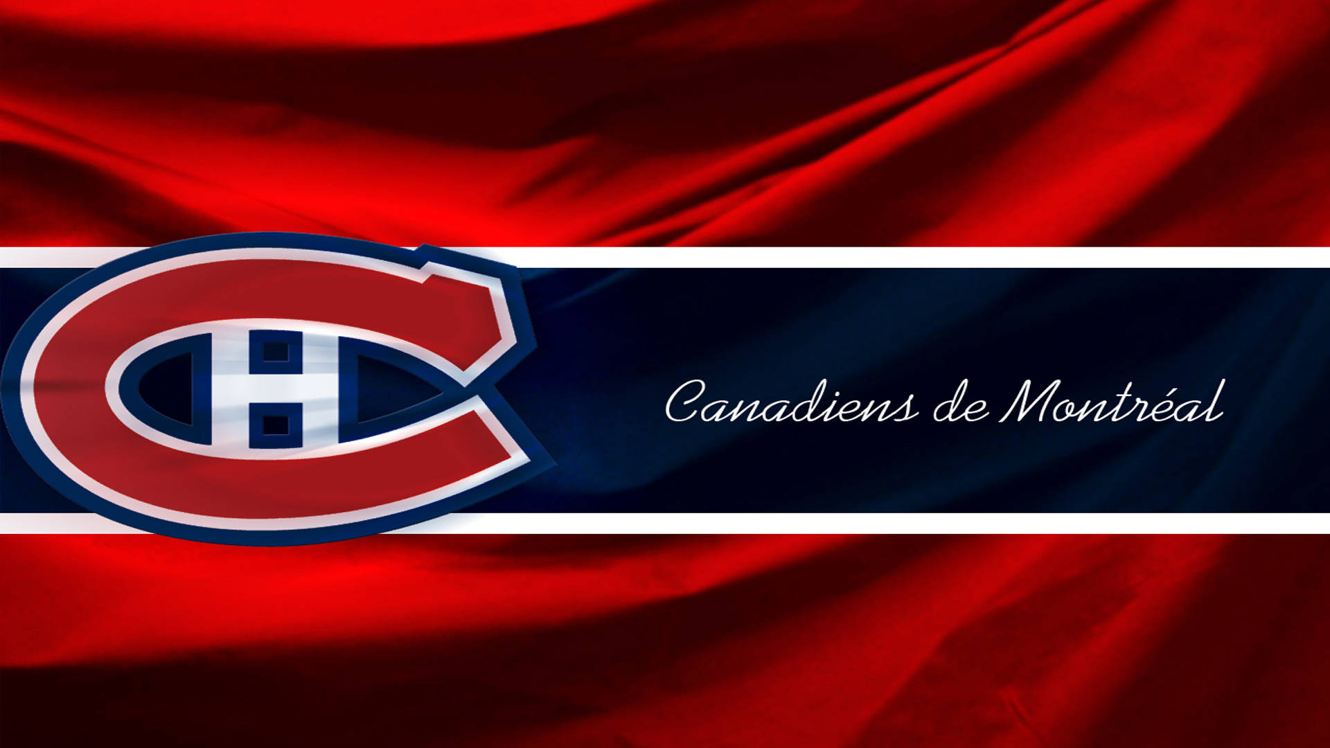 Montreal Canadiens Sports Flag (in Swedish: Montreal-trots Flagga För Sport) Wallpaper