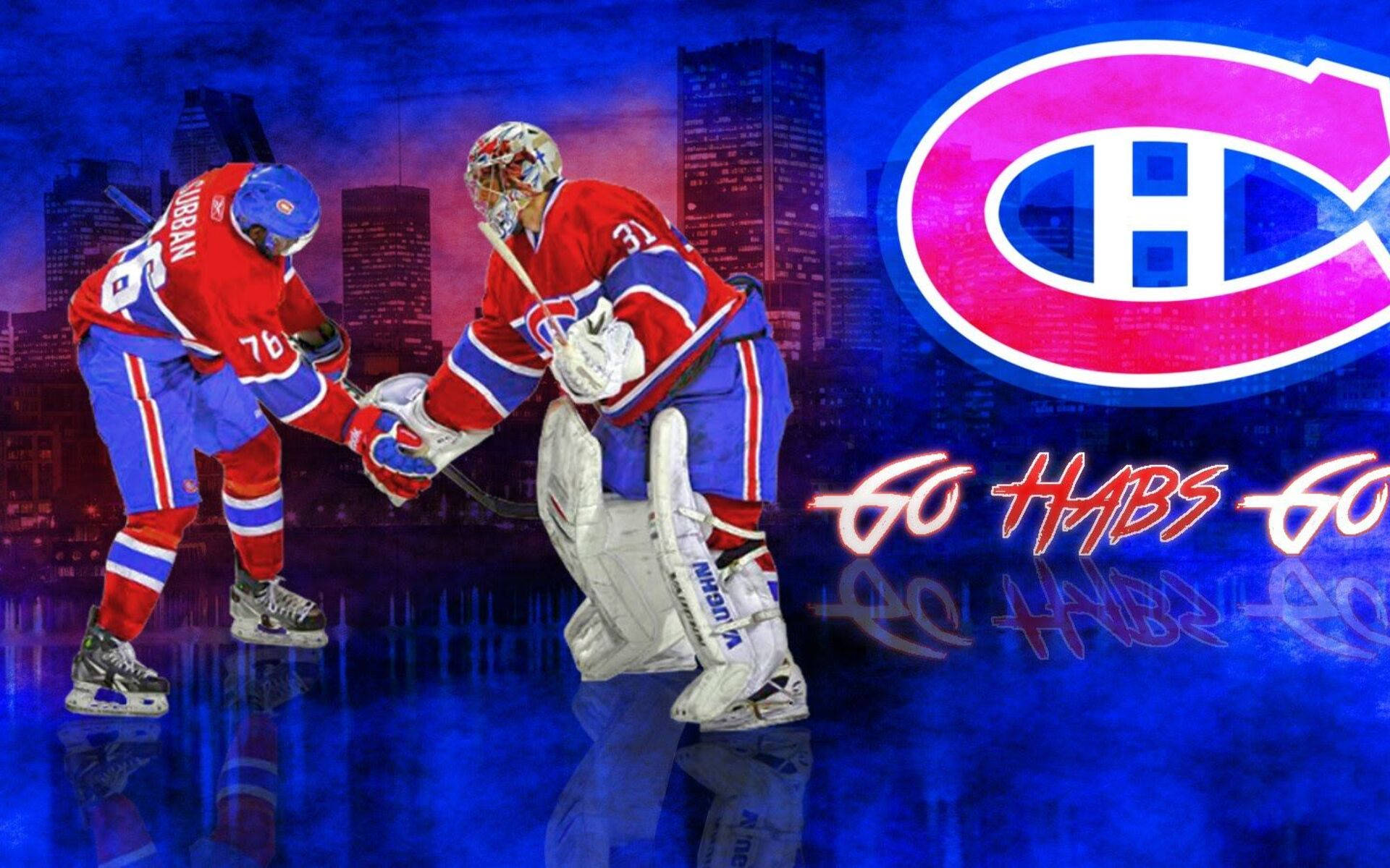 Giocatore Della Squadra Dei Montreal Canadiens Sfondo