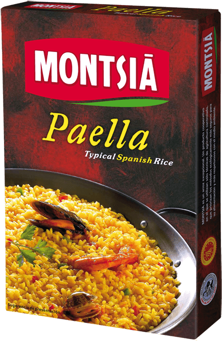 Montsia Paella Typical Spanish Rice Packaging PNG