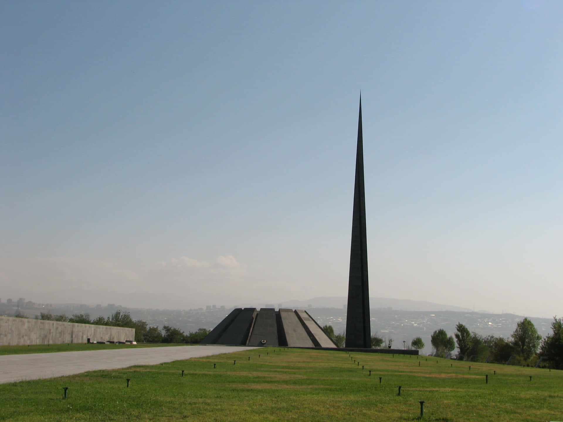 Monument At The Armenian Genocide Memorial Wallpaper