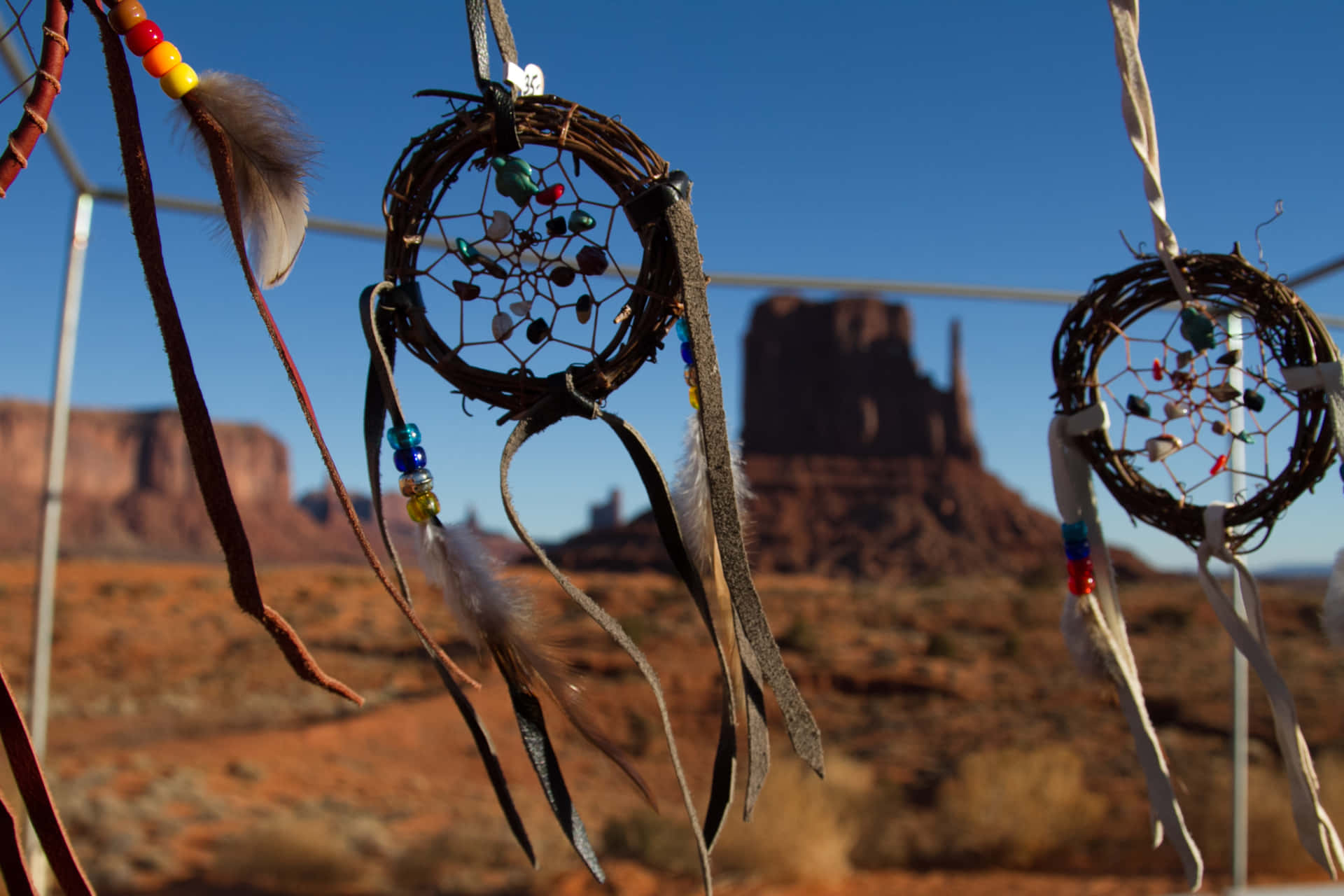 Monumentvalley Parque Tribal Navajo Atrapasueños Fondo de pantalla