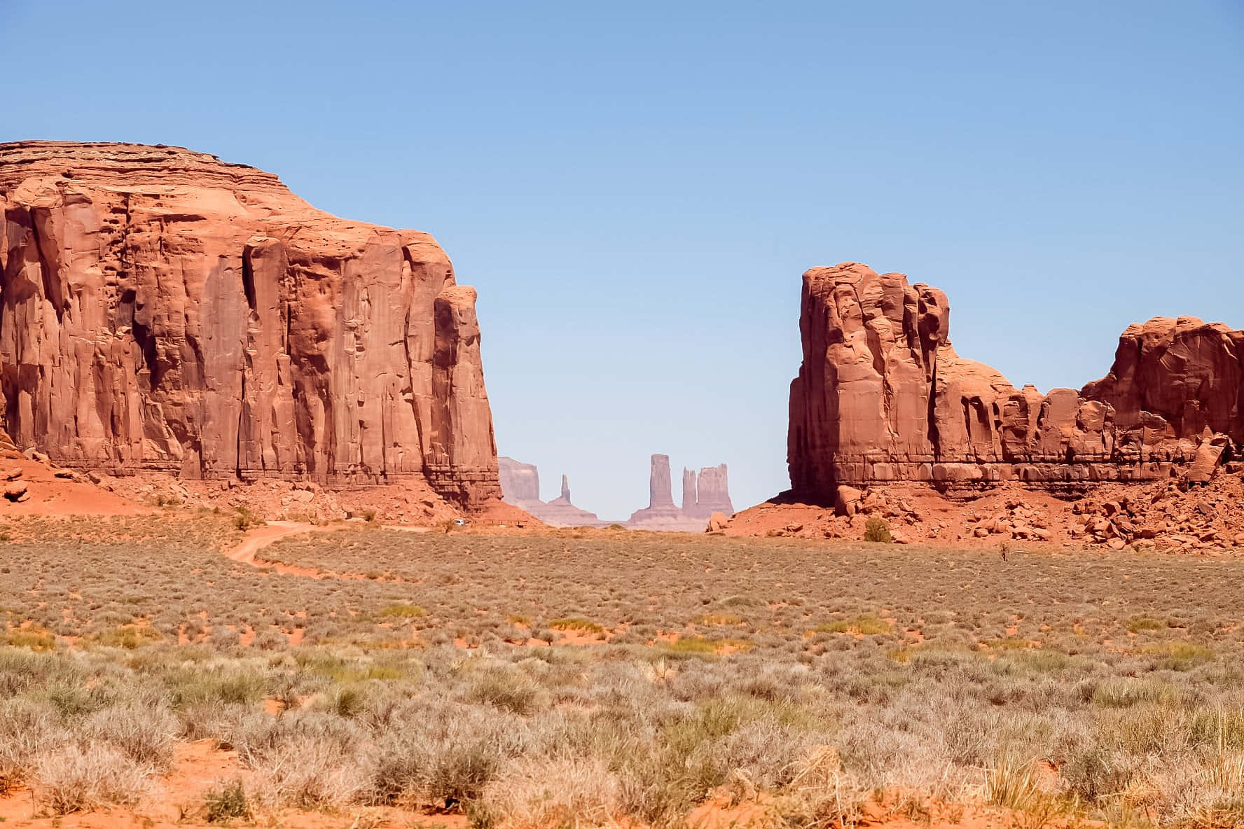 Monumentvalley Navajo Tribal Park - Punto Di John Ford Sfondo