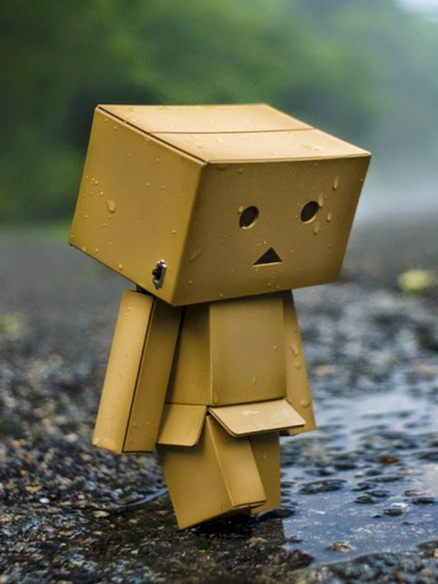 Mood Off Cardboard Robot