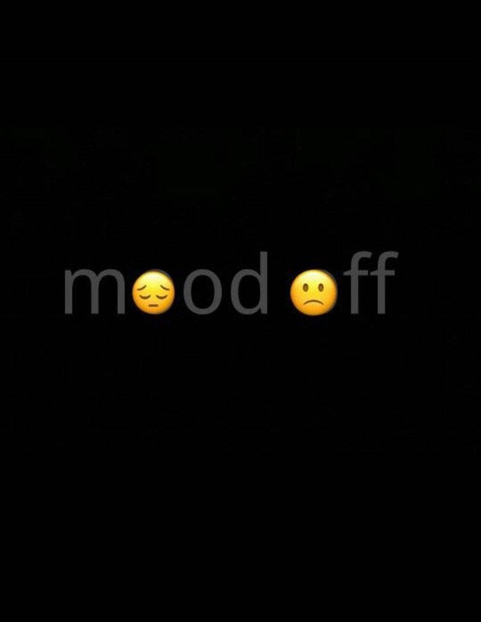 Mood Off With Sad Emojis Wallpaper