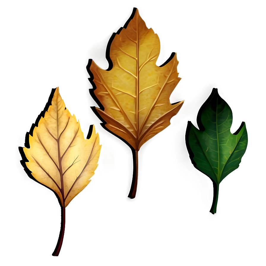 Moody Autumn Leaves Png Uuu61 PNG