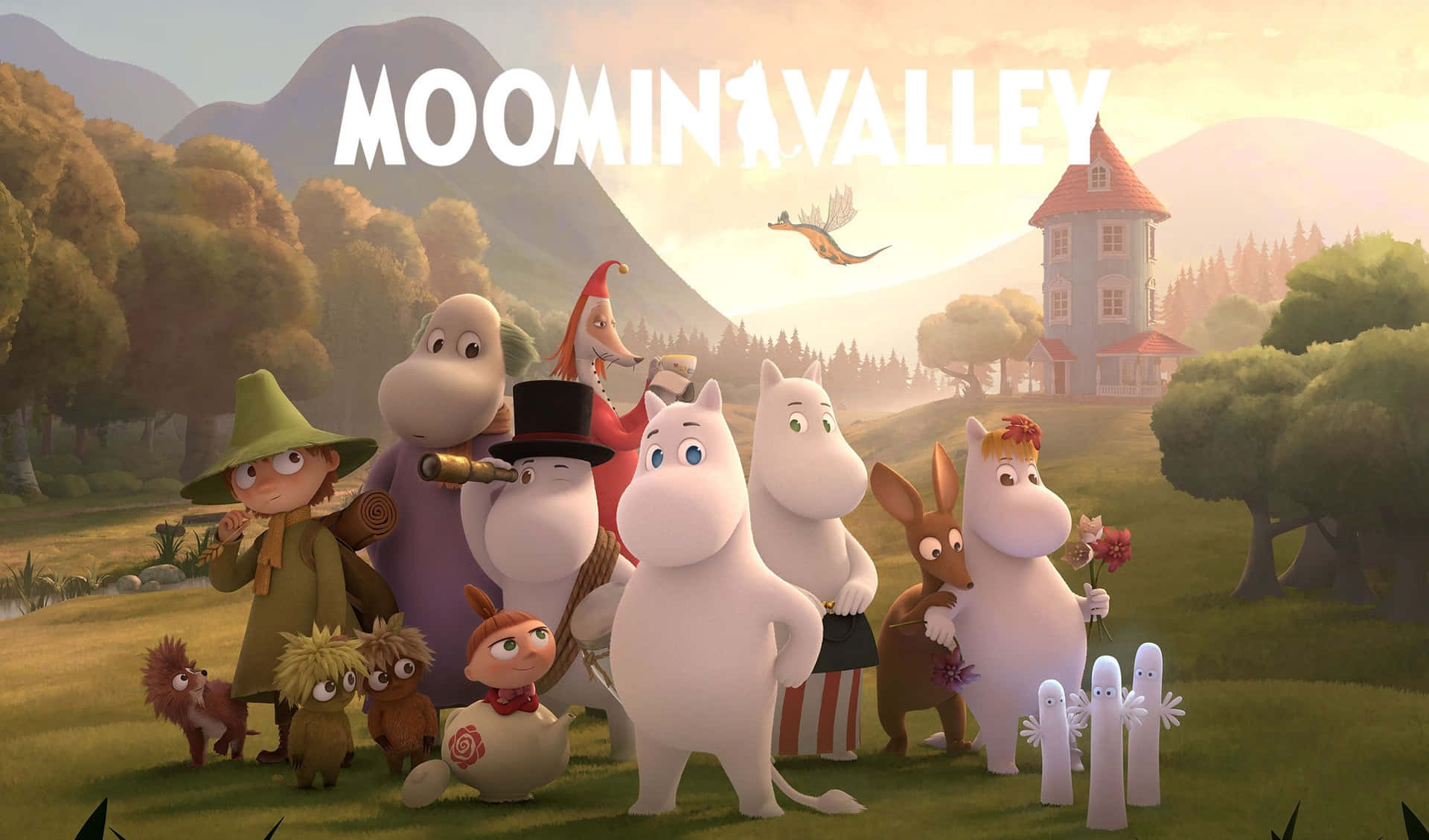 Celebrate life with Moomin Desktop Wallpaper
