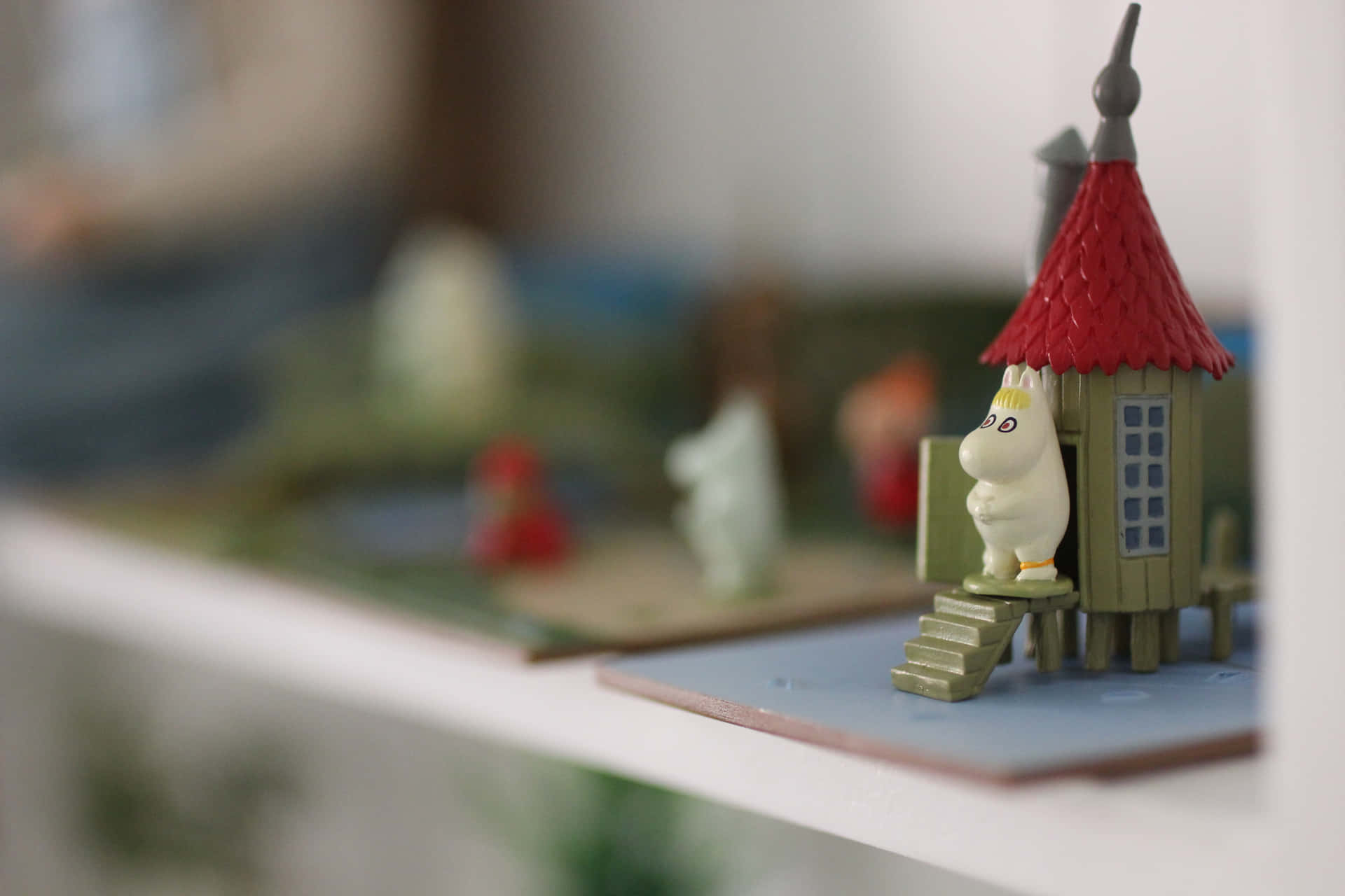 Moomin Desktop Toy Houses Wallpaper