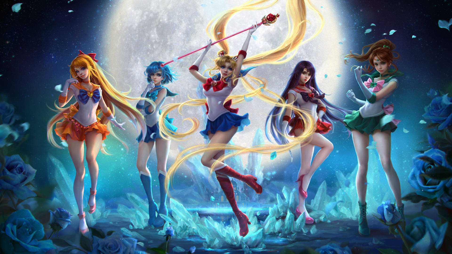 Moon 4k Sailor Moon Sailor Guardians Anime Girl Wallpaper