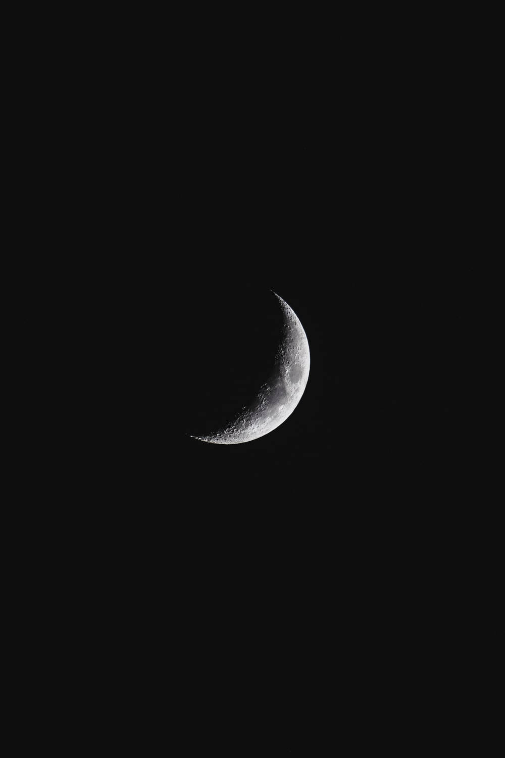 Estéticaoscura De La Luna Creciente. Fondo de pantalla