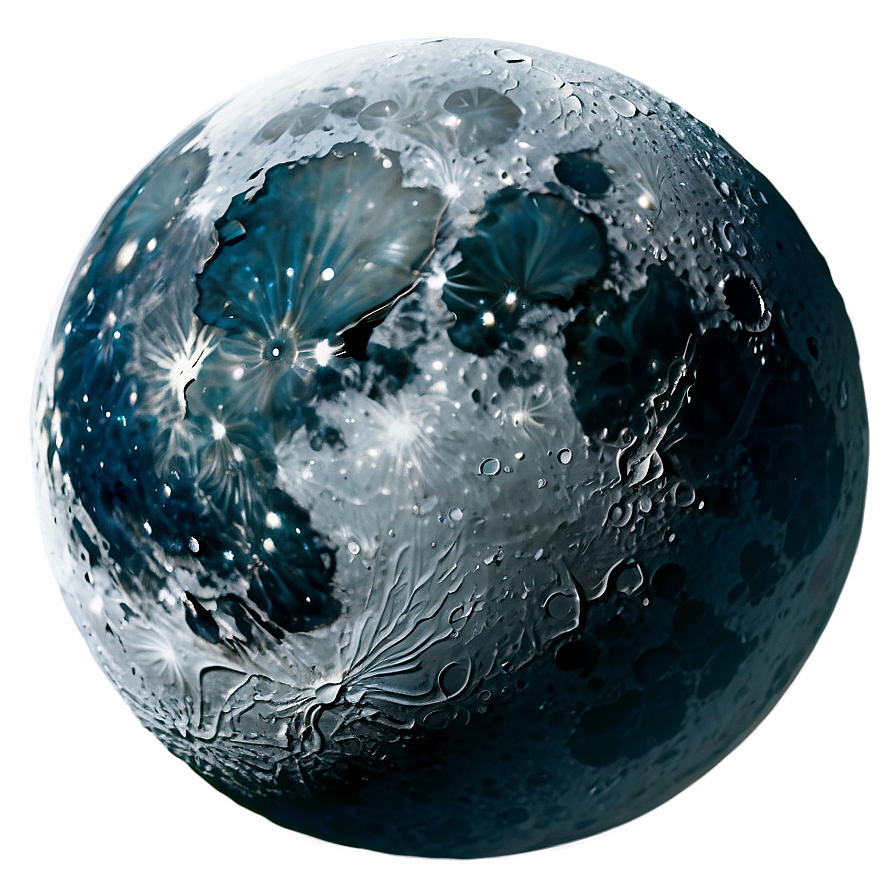 Moon And Ocean Transparent Png 05252024 PNG