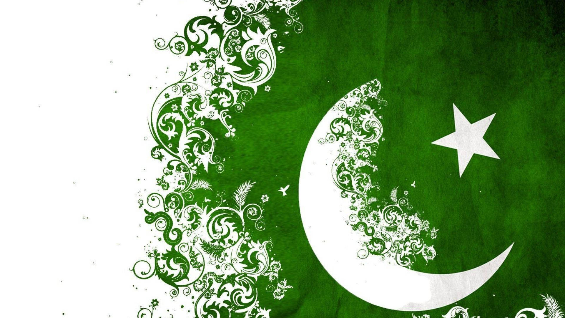 Moon And Star Pakistan Logo Wallpaper