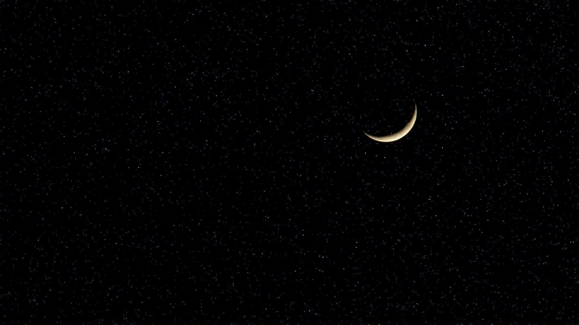 Enchanting Moon And Stars Night Sky