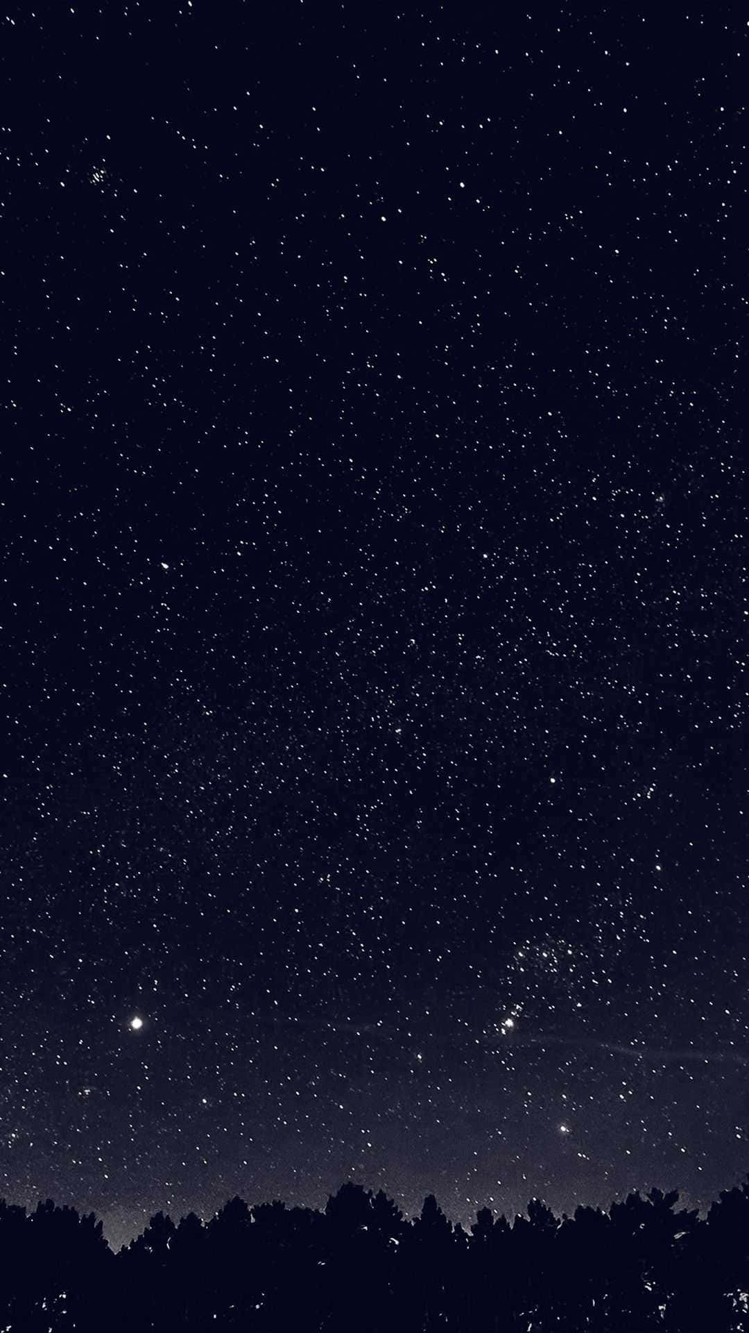 "Let the moon and stars light your way." Wallpaper