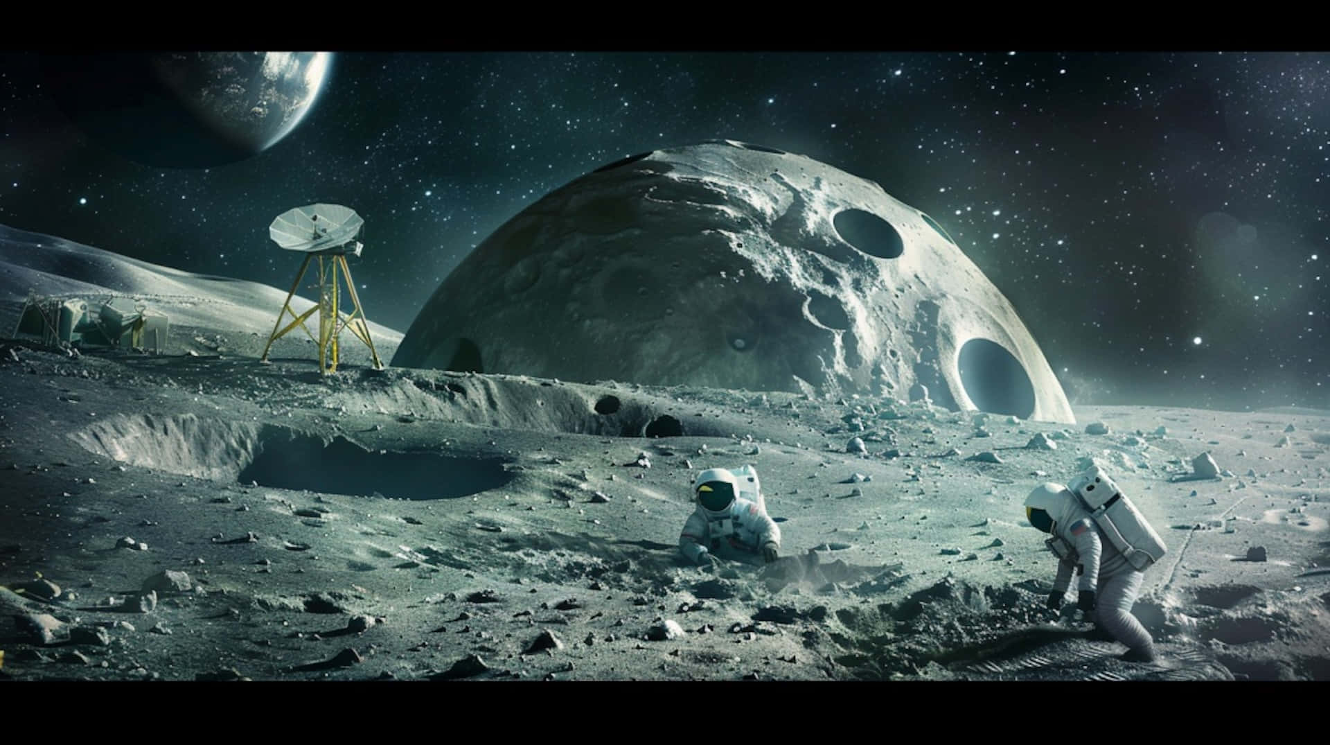 Moon_ Colonization_ Concept_ Art Wallpaper