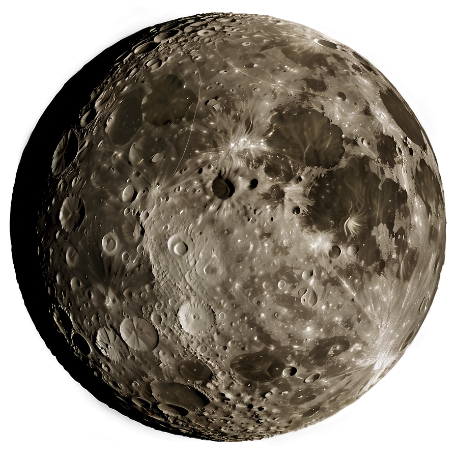 Moon Craters Transparent Png Fgg PNG