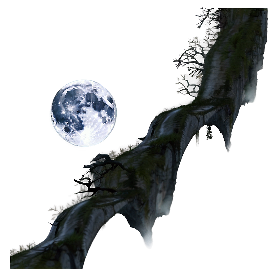 Moon Illuminated Path Png Ycf83 PNG