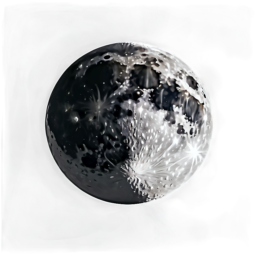 Moon In Dark Sky Transparent Png Vtl PNG