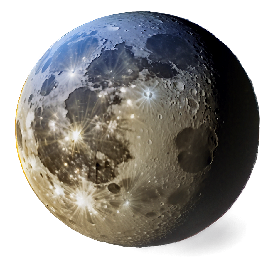 Moon In Space Transparent Png Kbe95 PNG