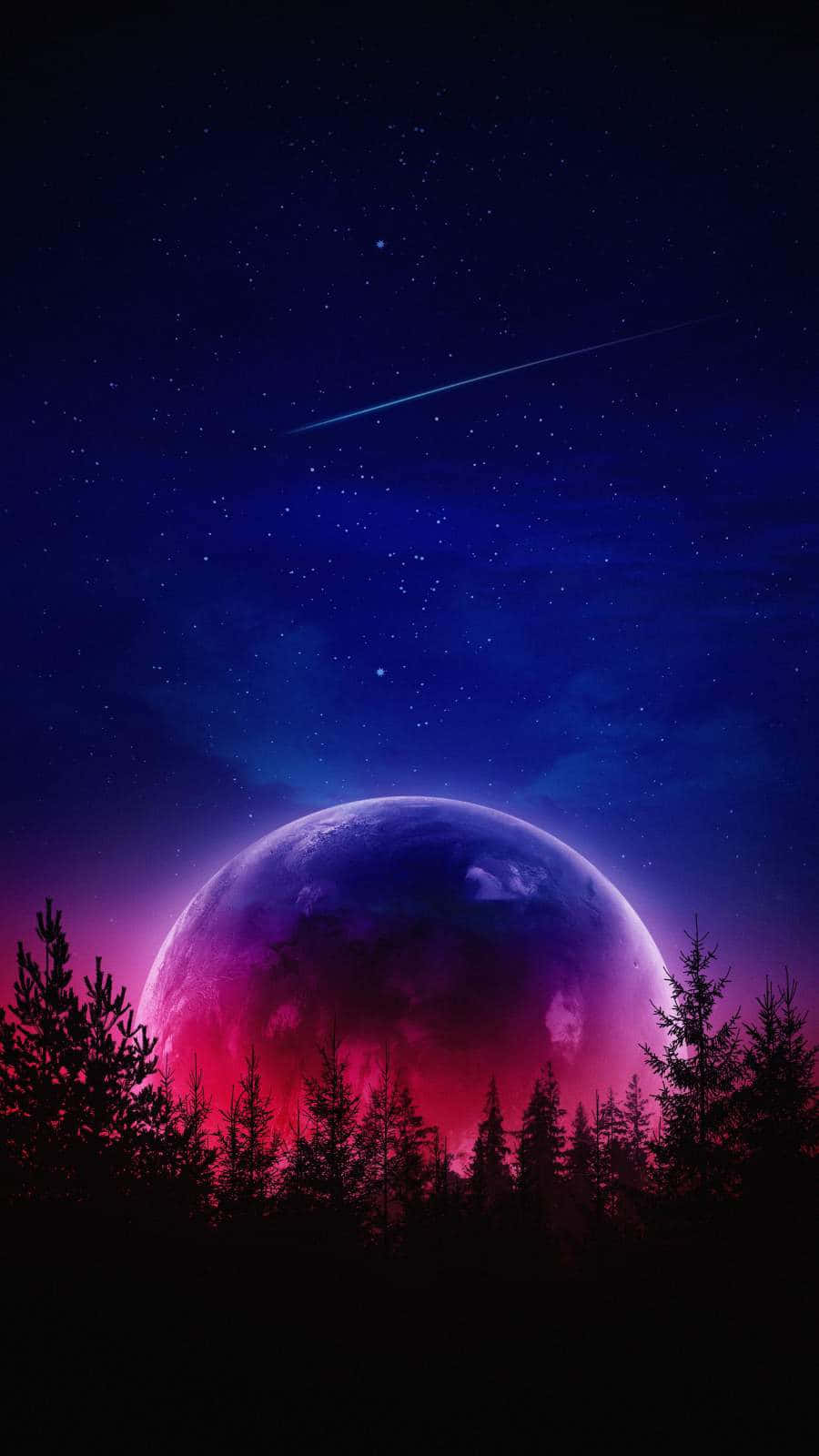 Gördig Redo För Framtiden Med Nya Moon Iphone! Wallpaper